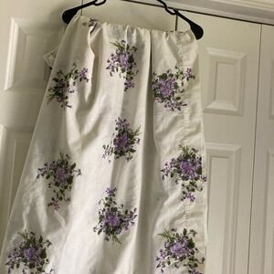 Floral White and Purple Cannon Full Sheet